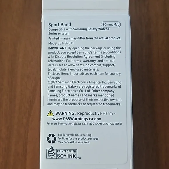 NWT Samsung Galaxy Watch7 Sport Band, M/L, Green - Picture 3 of 7